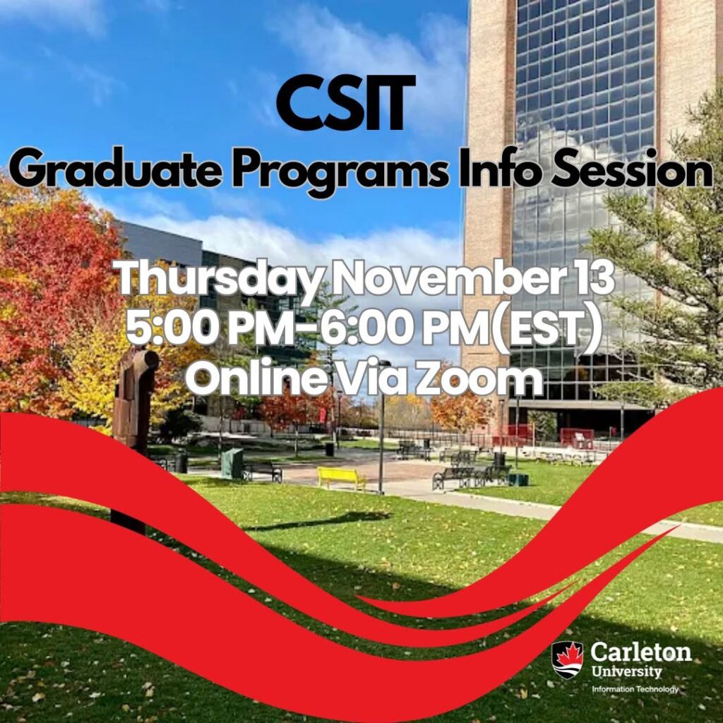 News 20251108 - CSIT Graduate Programs Info Session