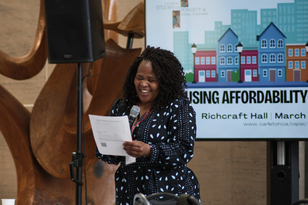 Dr. Tsitsi Mpofu-Mketwa from the Centre for Studies on Poverty and Social Citizenship