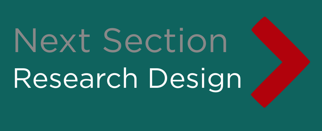 Next Section: Research Design button