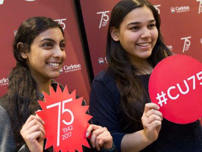 Photo for the news post: CU75 Social Photo Booth a Success