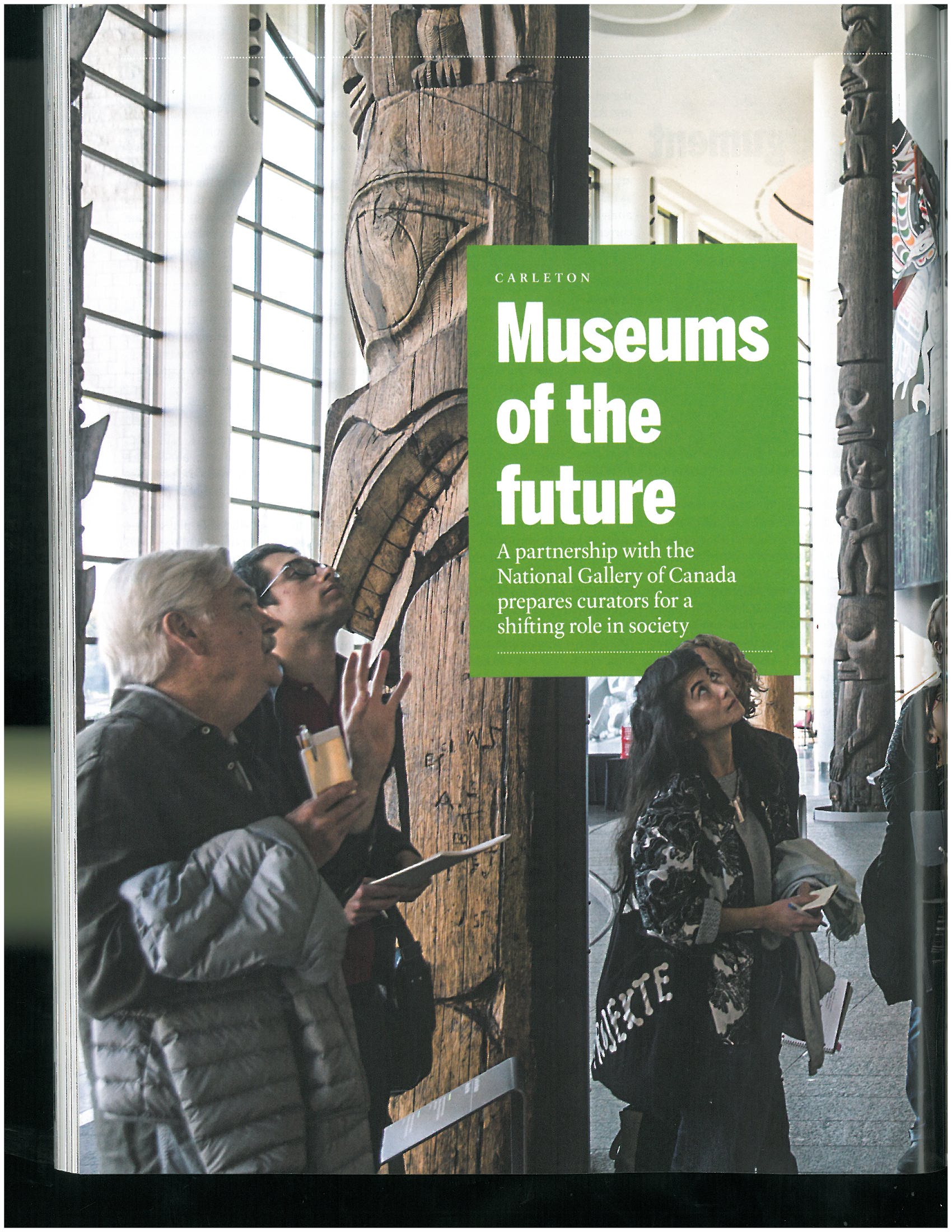 At the Museum of Civilization, Maclean's Article