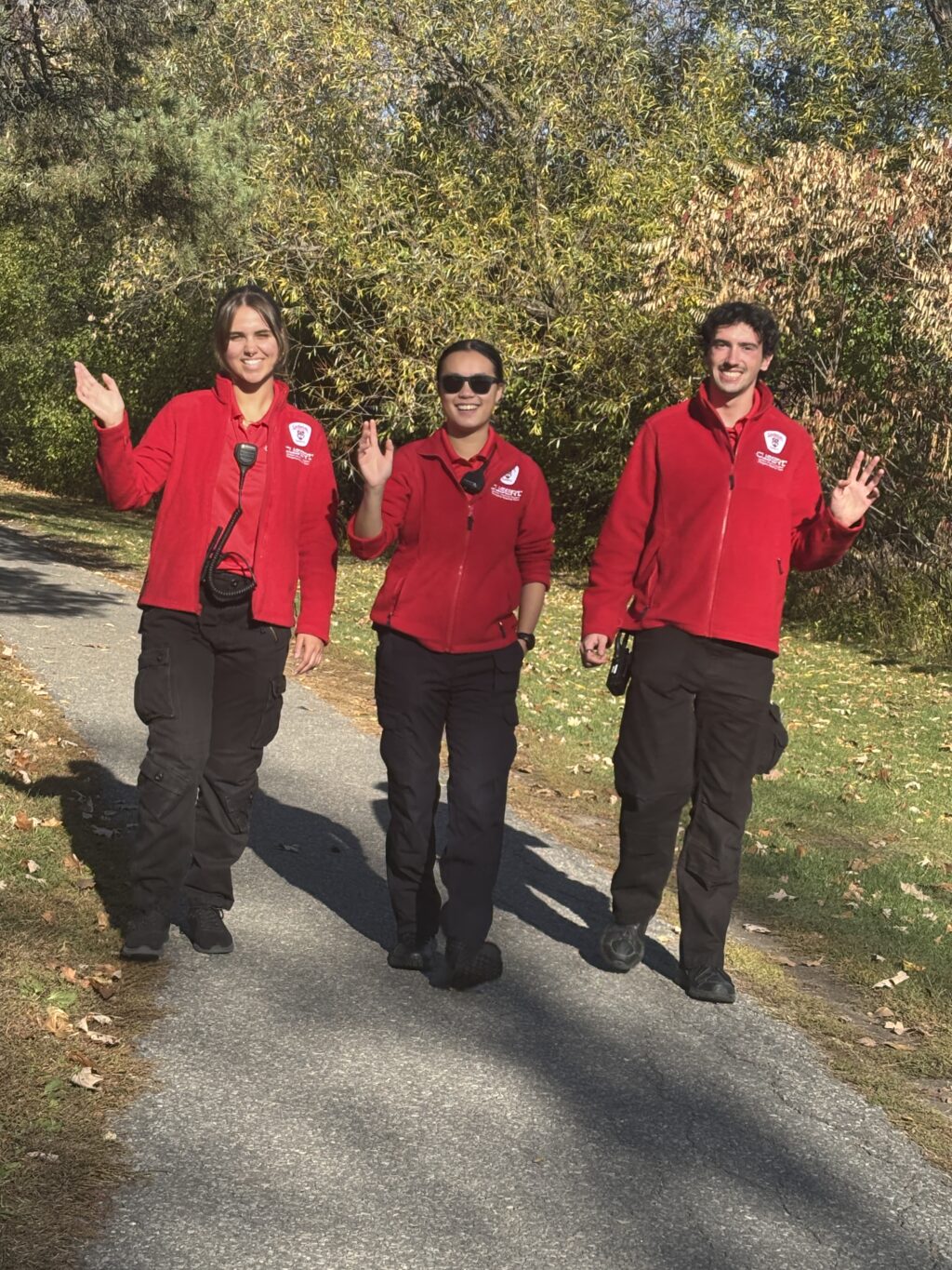 CUSERT Responders Waving