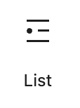 Add a list block