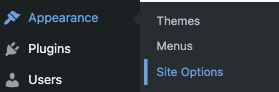 Site Options