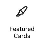 Add a Featured card