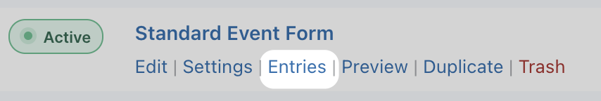 Entries