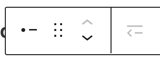 Arrows to move blocks