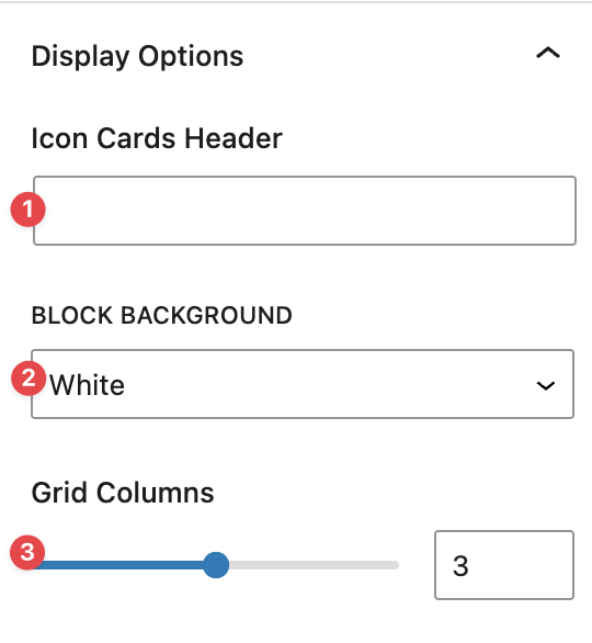 Display options screenshot