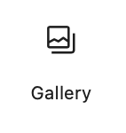 Add a Gallery icon