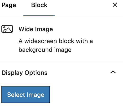 Select image button