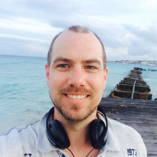 Danny on vacation in Barbados.