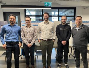 Members of the CyberSEA Research Lab at the RADS Research Day 2024 poster fair.