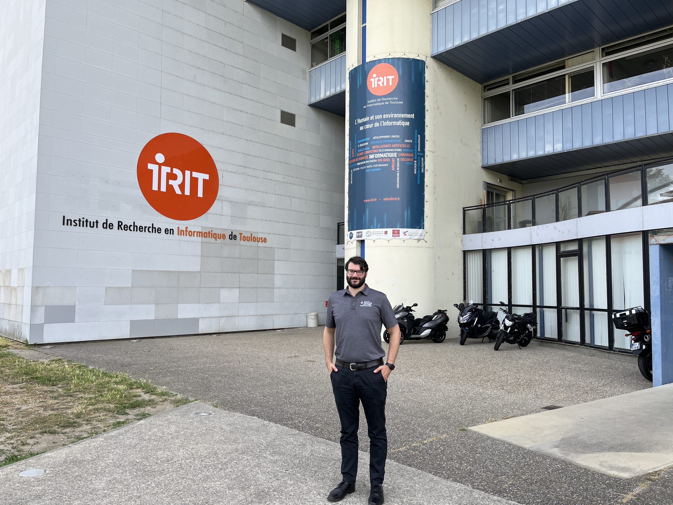 Lab Director Jason Jaskolka at Institut de Recherche en Informatique de Toulouse (IRIT)