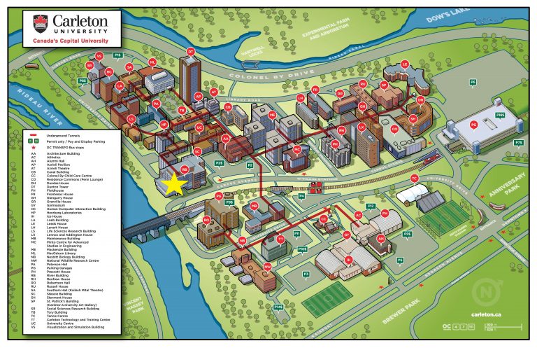 Campus Map And Info Data Power 2017