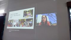 A Zoom screen includes a slide featuring the "Youth Leadership Circle-Hue city, June 2023" and Dr. Nguyen.