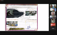 The name of the manifesto is "Meeting - Sharing - Confidence - Inclusion." There is an image of a girl sitting alone with the title "We are women and girls with disabilities who are marginalized and have not had a chance to speak out our voices." Additionally, there is an image of a group of girls and women with disabilities with the title "We want to establish a Club for A Luoi women and girls with disabilities." On the right side, there is a network among Playground, A Luoi Blind Association, and Action to the Community Development Institute (ACDC).