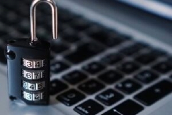 Lock on computer keyboard