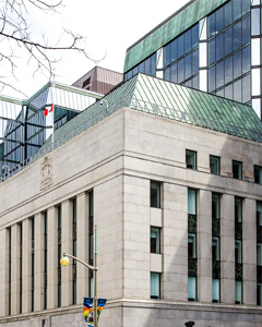 A photo of the bank of Canada