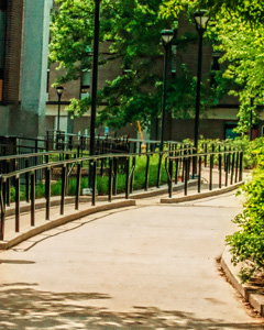 One of many photos of pathways throughout the Carleton U campus.