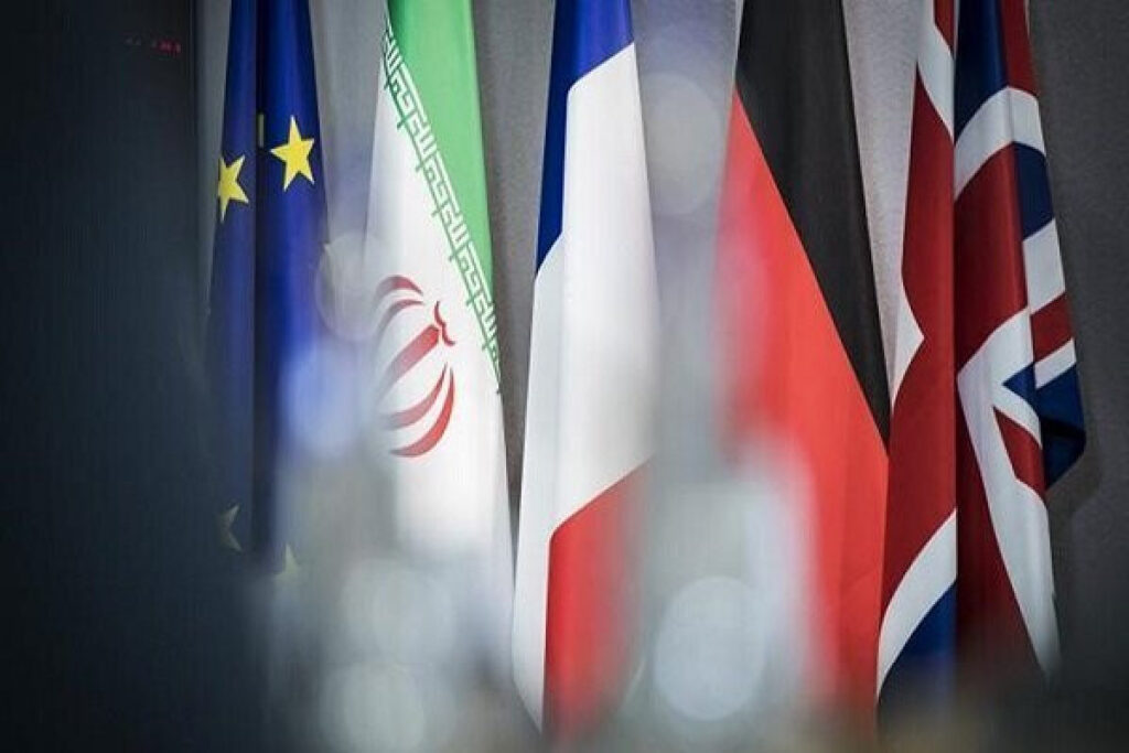 Flags of the members of the JCPOA