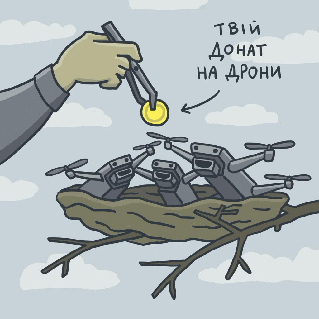 cartoon graphic demonstration 