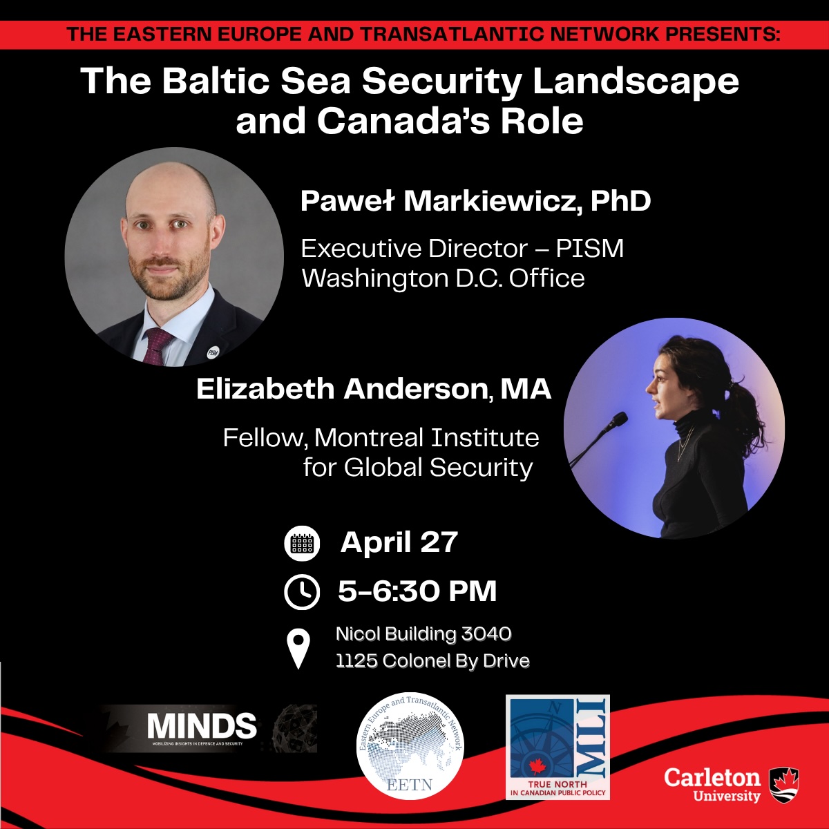 Horizontal poster for Baltic Sea Security Event