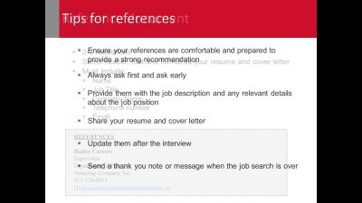Thumbnail for: How to Ask for a Job Reference
