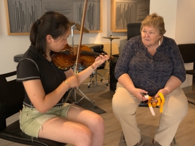 Photo for the news post: The Tap-Tap: Wearable Device Transforms Learning for Blind and Low-Vision Musicians