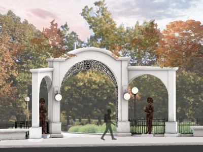 Photo for the news post: Governor General’s Foot Guards Select Carleton Architecture Students’ Design for Commemorative Gate Project