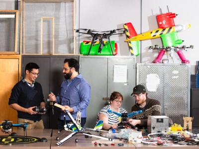Photo for the news post: Hands-on Experience with UAVs Offer Graduate Students Internships with Industry Partners