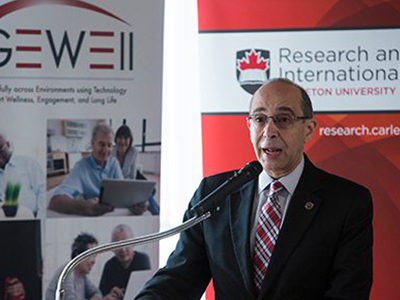 Photo for the news post: Carleton’s Sensor Research Helping Seniors Stay Independent Longer