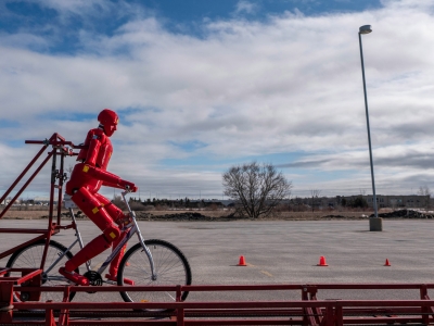 Photo for the news post: Carleton University Crash Dummy Team to Hold Vehicle-Cyclist Collision Test