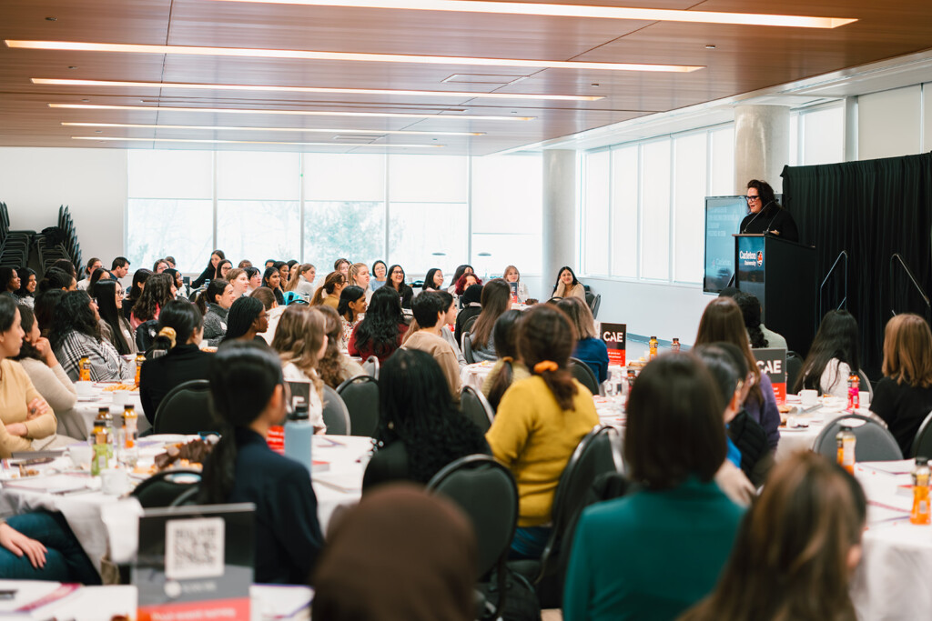 conference with people