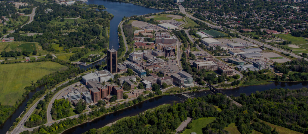 Aerial view of Carleton University Campus