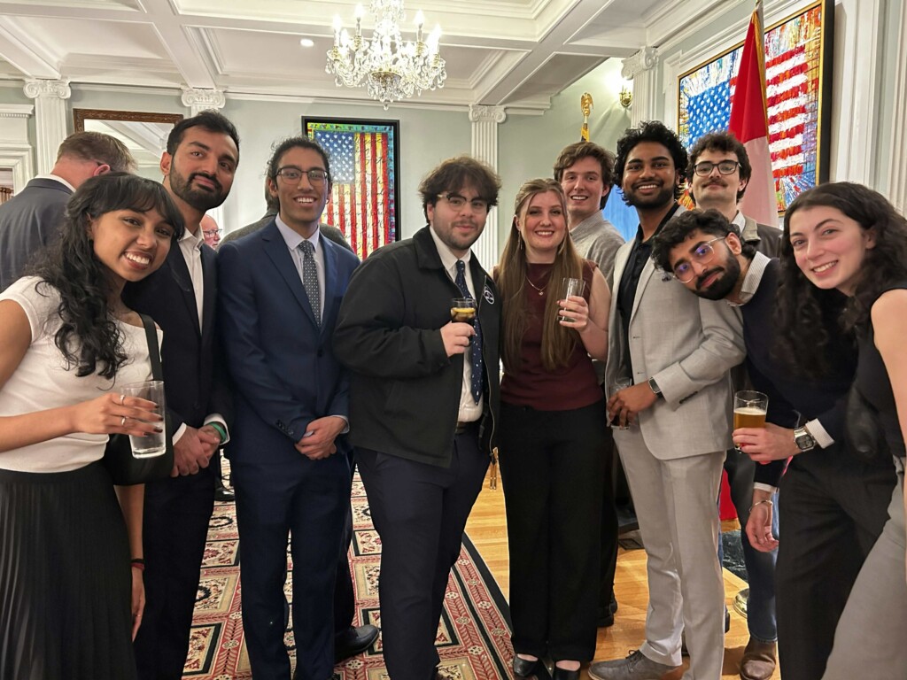 CUonOrbit at the U.S. Ambassador’s residence in Ottawa attending the Artemis II splashdown reception.