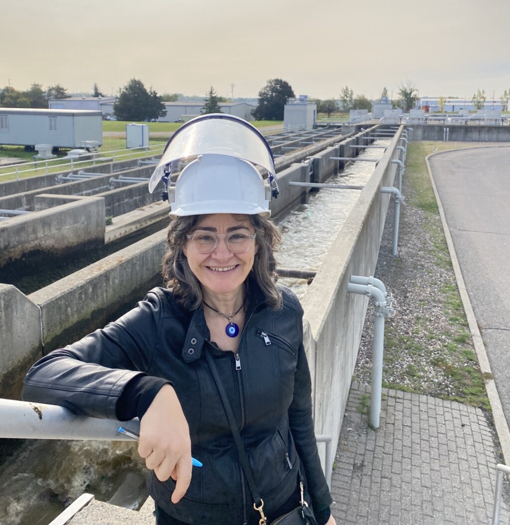 Banu Ormeci in the field
