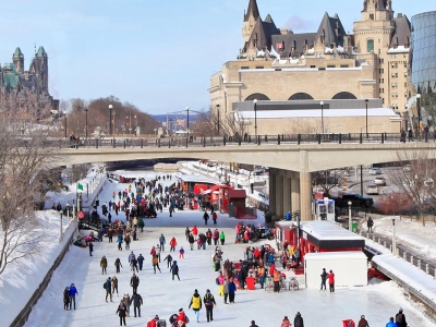 Photo for the news post: Ice, Ice, Maybe: Boosting the Rideau Canal Skating Season in a Changing Climate