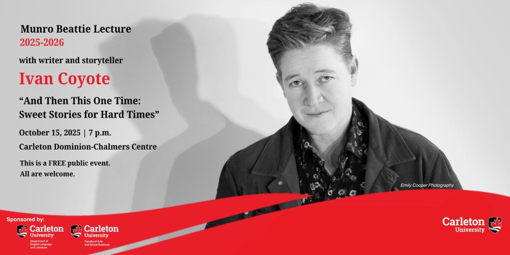 2025-2026 Munro Beattie Lecture with Ivan Coyote