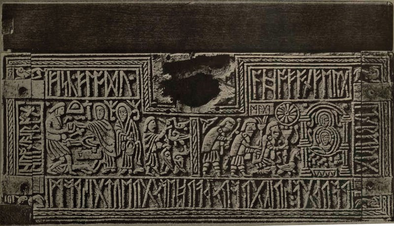 Wilhelm Viëtor, The front panel of the Franks Casket