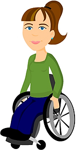 Image of a person in a wheelchair