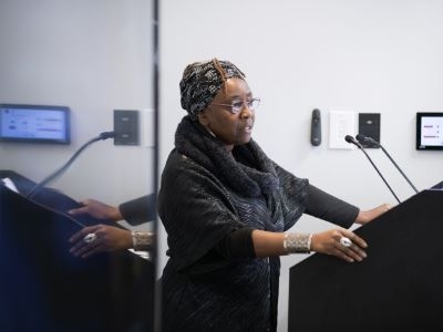Photo for the news post: Reuniting Black LGBTQ+ People and African-Centered Thought: Talk with Prof. Michele K. Lewis kickstarts Black History Month at Carleton