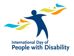A graphic that reads "International Day of People with Disability"