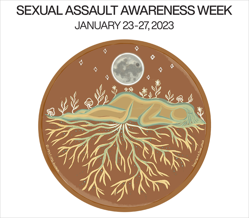 Poster for Sexual Assault Awareness Week 2023