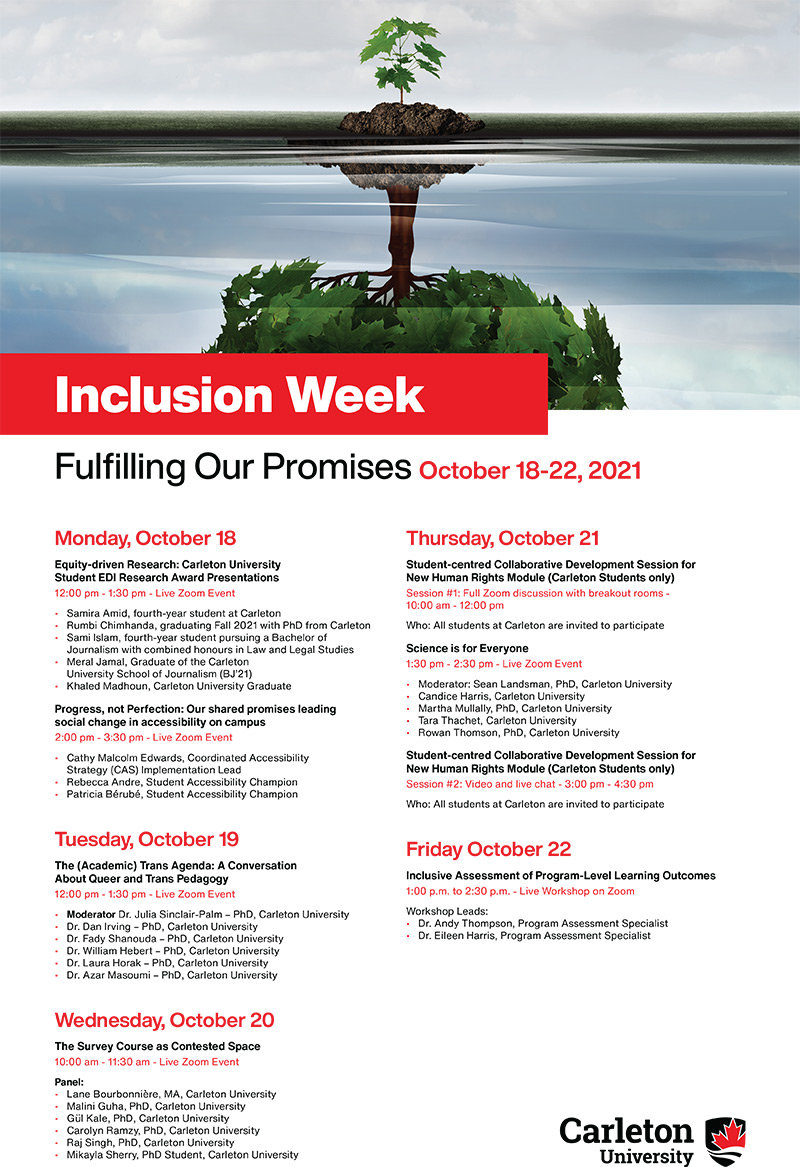 Inclusion Week 2021 Poster