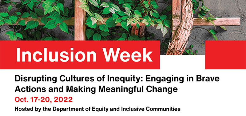 Inclusion Week 2022 poster