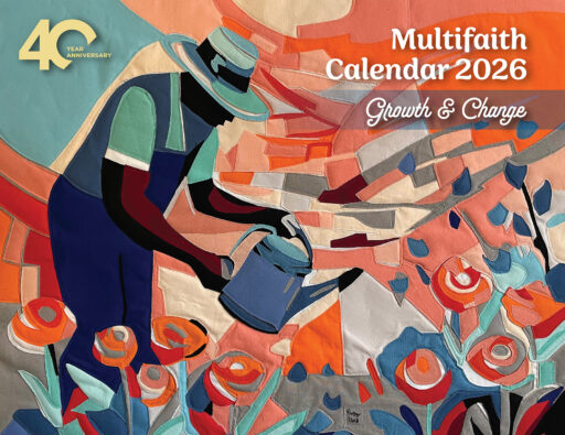 Multifaith Calendar 2026 titled "Growth and Change"
