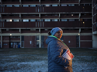 Dana McIntosh, a community outreach worker with Black Creek Community Health Centre