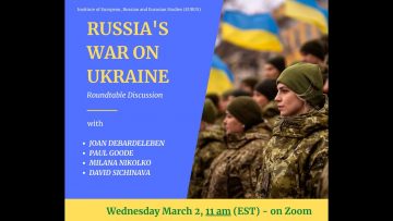 Thumbnail for: “Russia’s War on Ukraine” – Roundtable Discussion