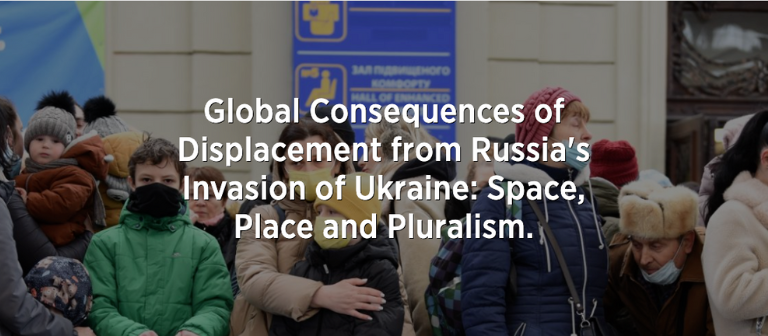 Displacement Ukraine Website banner