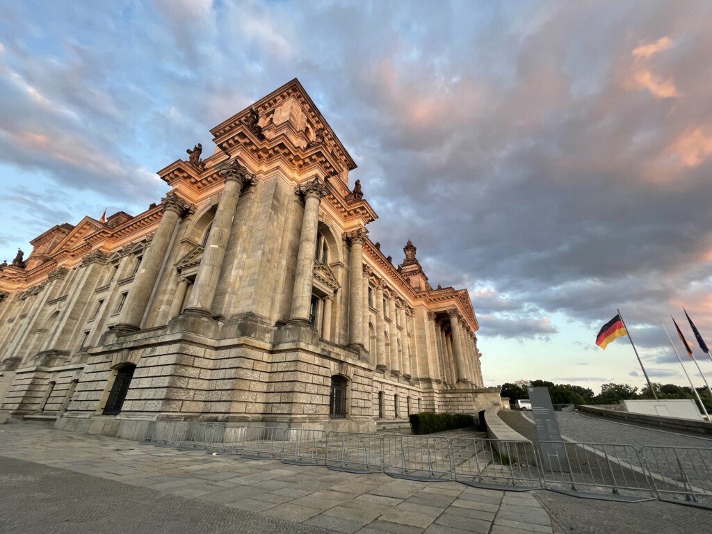 Reichstag Building in Berlin, Germany.